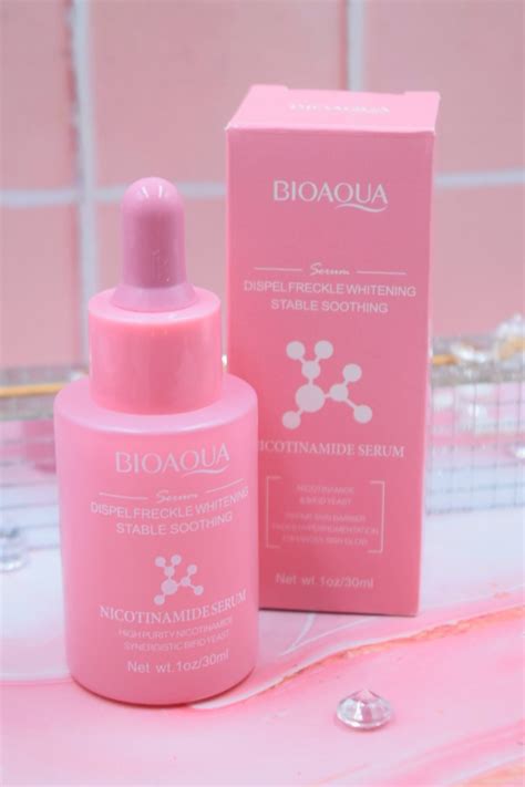 Serum Facial Hidratante Blanqueador De Nicotinamide Pink Bioaqua