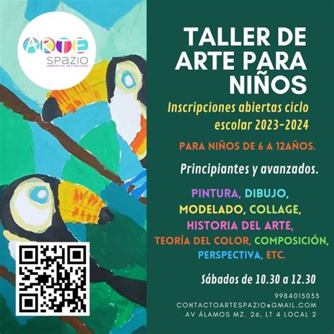 Taller de Arte y Pintura para niños de 4 a 11 años Arte Spazio