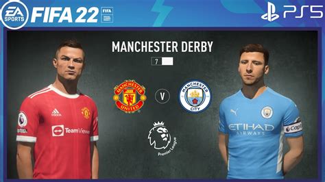 Fifa 22 Ps5 Manchester United Vs Manchester City Manchester Derby