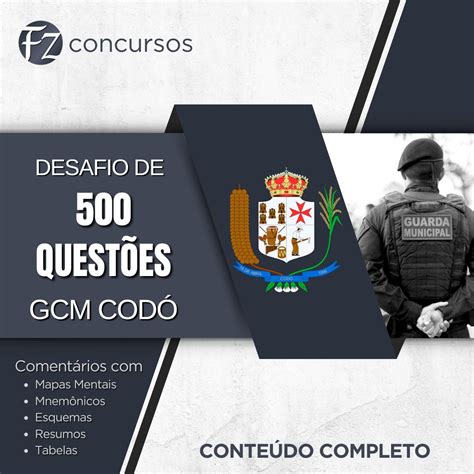 Quest Es Gcm Cod Revis O Completa Fz Concursos Hotmart