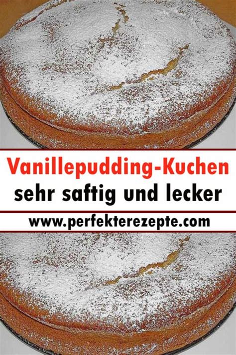 Vanillepudding Kuchen Rezept Sehr Saftig Und Lecker Schnelle Und