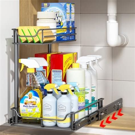 Amazon Under Sink Organizer Packs Tier Under Sink Organizers