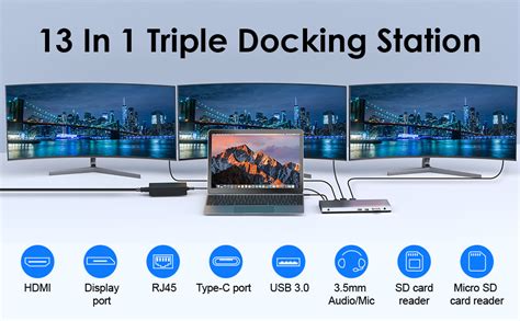 Amazon WAVLINK USB C Docking Station With 100W Power Adapter