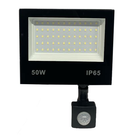 FOCO PROYECTOR DE ÁREA LED 50W 5500K CON SENSOR Led Center