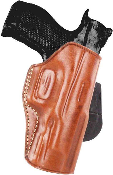 Premium Leather Owb Paddle Holster Open Top Fits Walther