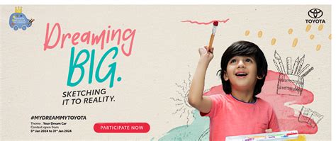 Toyota Kirloskar Motor Announces The 17 Th Toyota Dream Car Art Contest