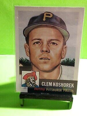 1991 Topps Archives 1953 Reprints 8 Clem Koshorek Pittsburgh Pirates