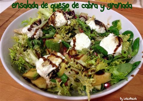 Ensalada De Granada Y Queso De Cabra