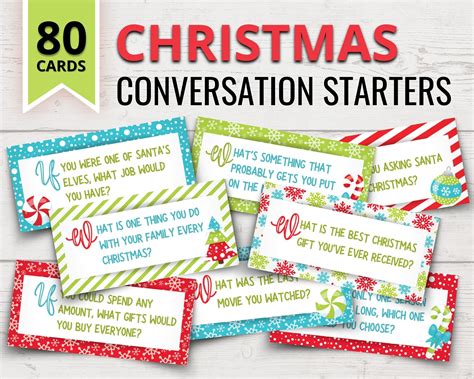 Christmas Conversation Starters Christmas Ice Breaker Questions Christmas Dinner Table Topics