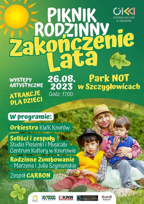 Knurów Piknik rodzinny ZAKOŃCZENIE LATA 26 sierpnia IKNW iKnurów pl