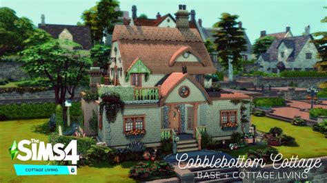 Sims Cobblestone Cottage Cottage Living No Cc Stop Motion Build