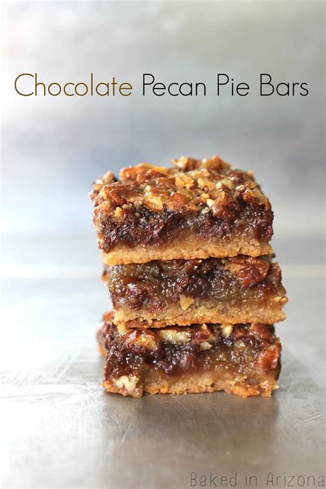 Chocolate Pecan Pie Bars | Baked in AZ