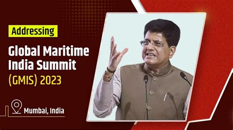 Global Maritime India Summit Gmis Youtube