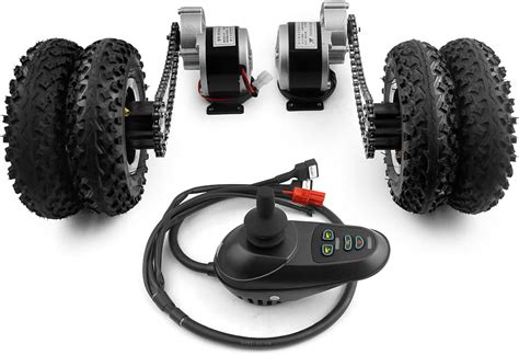 L Faster 24V Dual 250W Motor Chain Drive Electric Conversion Kit With