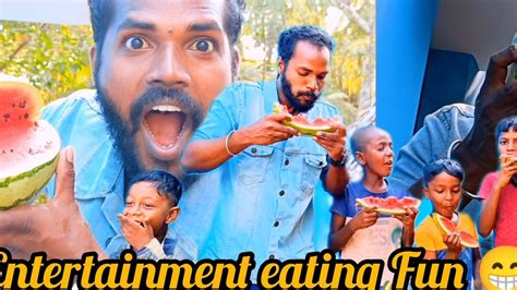 3 Kg Eating With Watermelon Challenge Vlog Sirkazhi360 Vlog