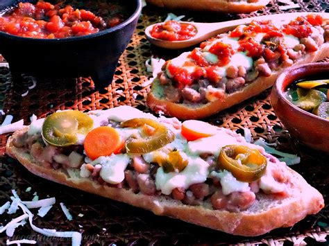 Comfort Food Classics Molletes Open Faced Bean Sandwiches La