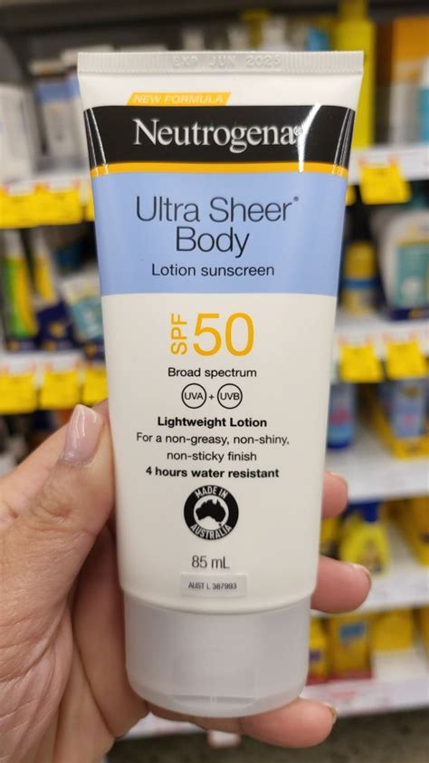 Kem Chống Nắng Neutrogena Ultra Sheer Body Lotion Sunscreen Spf 50 Tu