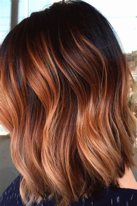 Chestnut Highlights With Copper Balayage Were Nuts About This Color Trend When The Humidity