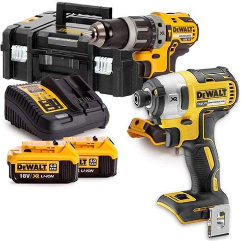 DEWALT DCK266M2T 18V XR Cordless Brushless Combi Drill Impact Driver