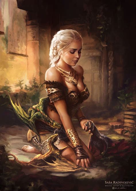 Masa St Game Of Thrones Daenerys Targaryen Ejderha Resim Fantezi