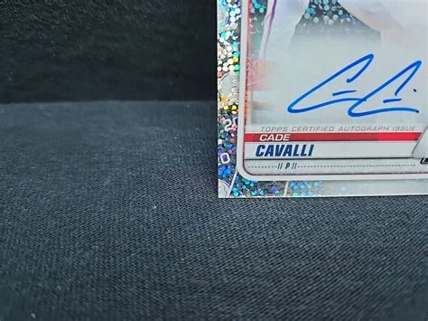 2020 Bowman Chrome 1st Bowman Mini Diamond Auto 71 Cade Cavalli Cda