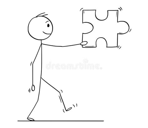 Stick Man Stick Figure Jigsaw Puzzle Stock Illustrations 98 Stick Man