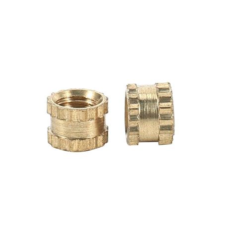 X M X Mm Female Thread Brass Knurled Threaded Insert Embedment