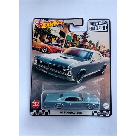 Hot Wheels 66 Pontiac GTO Boulevard Mix G 2021 PREMIUM Shopee Philippines