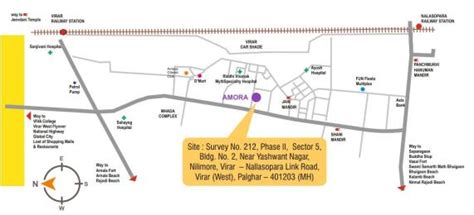 Sumatinath Builders Sumatinath Shalibhadra Amora Map Nalasopara West