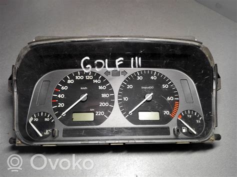 1H0919860C Volkswagen Golf III Compteur De Vitesse Tableau De Bord 14