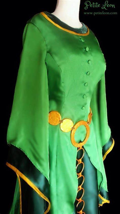 Queen Elinor Costume Cosplay Green Scottish Medieval Dress - Etsy