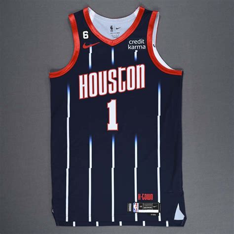 Jabari Smith Jr Houston Rockets Game Worn City Edition Jersey