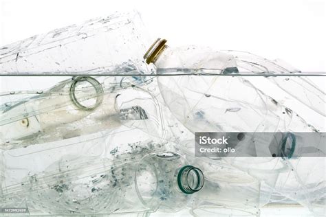 Plastic Waste In The Water Plastic Pollution Stock Photo - Download ...