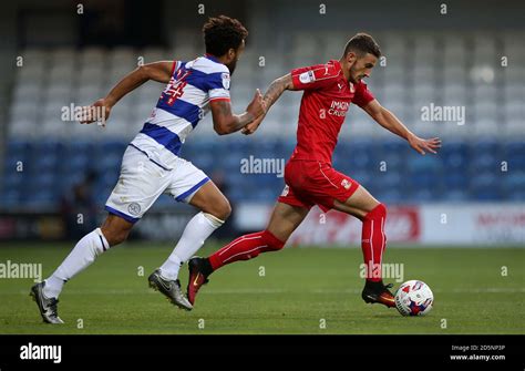 Swindon Towns Bradley Barry And Queens Park Rangerss James Perch In