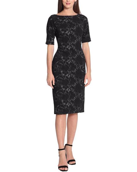 Maggy London Midi Dress In Black Lyst