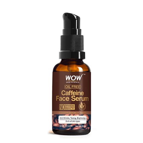 Buy Wow Skin Science Caffeine Face Serum 30 Ml Online At Discounted Price Netmeds