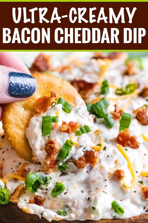 Creamy Bacon Cheese Dip No Bake The Chunky Chef