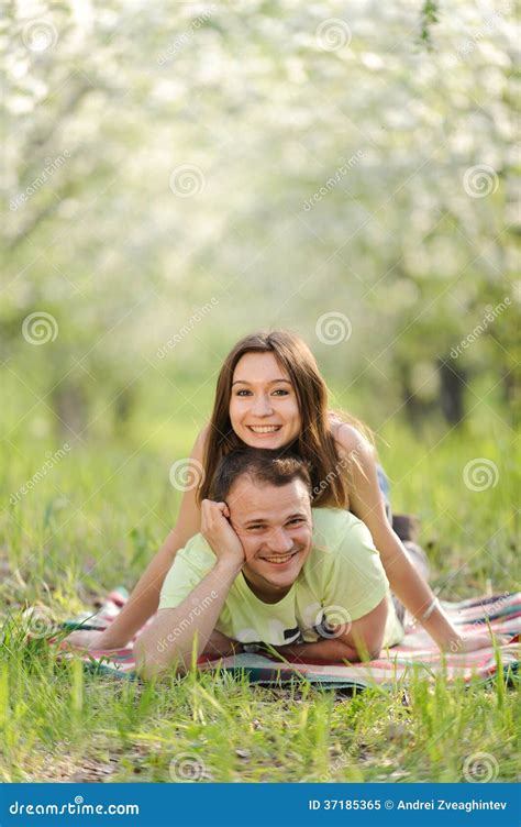 Couple In Grass Royalty Free Stock Photo - Image: 37185365