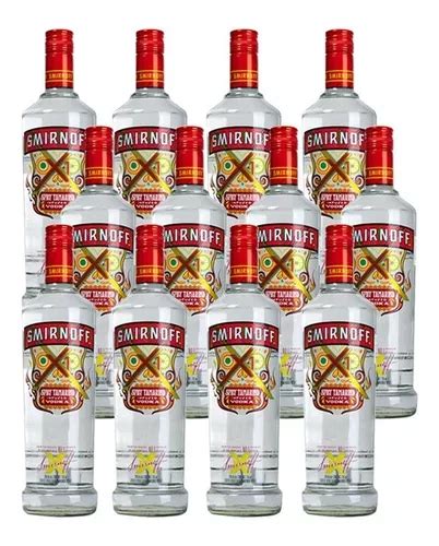 Caja De 12 Vodka Smirnoff Tamarindo 750 Ml Envío gratis