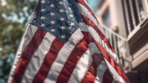 Premium Ai Image Closeup Of Rippled American Flag American Patriotic