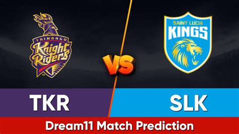 Slk Vs Tkr Dream Team Prediction Th Match Cpl Winning