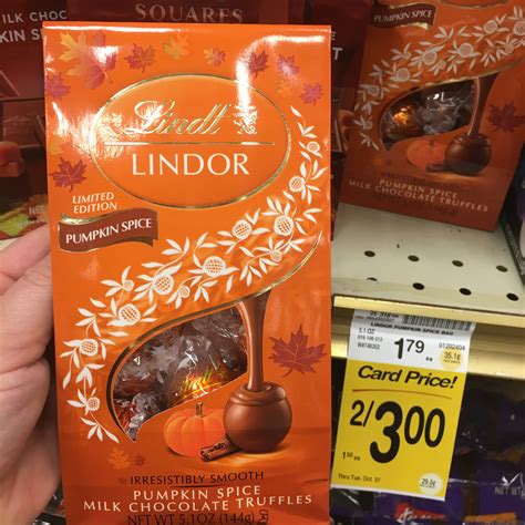 Lindt Lindor Pumpkin Spice Chocolates Snack Gator