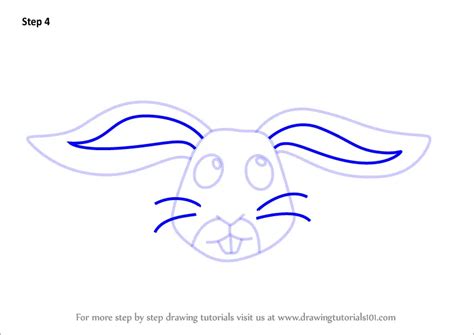 Learn How to Draw a Rabbit Face for Kids (Animal Faces for Kids) Step ...