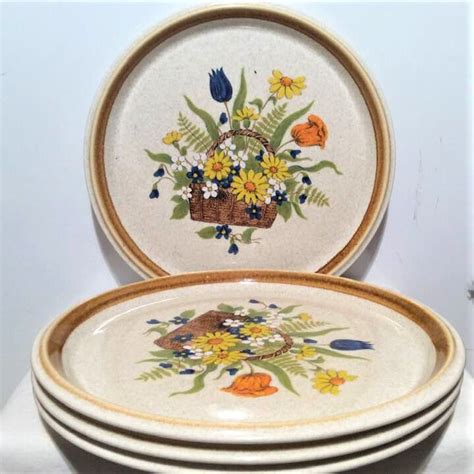 Rare Vintage Mikasa Garden Bouquet Set Of Dinner Etsy