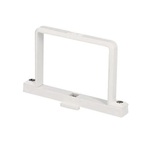 Collier Pour Tube De Descente Rectangulaire X Mm Blanc