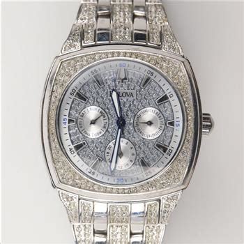 Bulova Phantom Swarovski Chronograph Watch Property Room