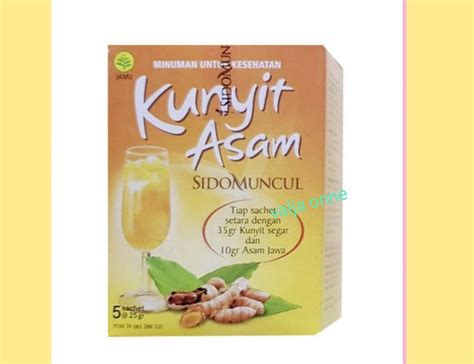 Kunyit Asam Sidomuncul 1 Box Lazada Indonesia