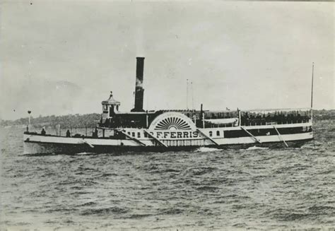 The Side Wheeler Steamboats On Michigans Saginaw River • Thumbwind