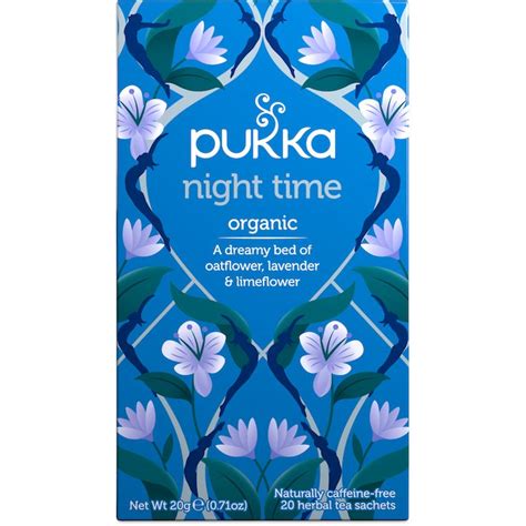 Pukka Night Time Tea 20 Sachets Medino Night Time Tea Pukka