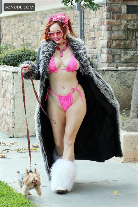Phoebe Price Sexy Shows Off Her Curves In A Pink Bikini In Los Angeles Aznude